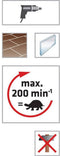 Alpen 0030000500100 Tegelboor 5 mm Gezamenlijke lengte 105 mm Cilinderschacht 1 stuk(s)