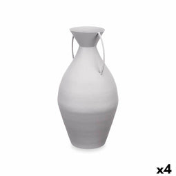 Vaas Grijs Staal 22 x 43 x 22 cm (4 Stuks)