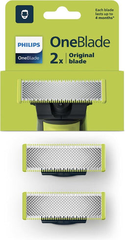 Philips Oneblade Scheermesjes 2 Eenheden Grijs Man