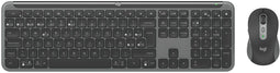 Logitech MK950 - Draadloos Toetsenbord en Muis - QWERTY Spaans - Grafiet