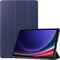 imoshion Tablet Hoes Geschikt voor Samsung Galaxy Tab S9 11.0 inch - imoshion Trifold Bookcase - Donkerblauw /Donkerblauw
