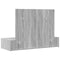 vidaXL - Wandplank - Kaptafel - Grijs - Sonoma - 100x40x70 - cm
