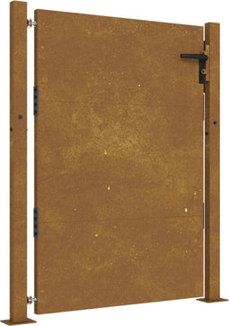 vidaXL - Poort - 105x130 - cm - cortenstaal