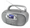 Soundmaster SCD7600TI - Portable Boombox - DAB+ Internet Radio Bluetooth CD-speler - 2x 2 Watt (RMS)