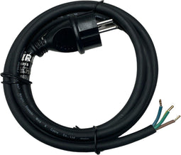 Perel Voedingskabel, H05RR-F 3G1.5, 1.5 m, 10 A/230 V, 3680 W, type E/F, voor binnen, pvc, zwart