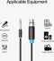 Vention XLR naar Jack 6.35 mm - Audio Kabel 3 m - Nickel-Plated - Zwart