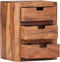 vidaXL - Nachtkastje - 40x30x50 - cm - massief - sheeshamhout