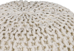 CONRAD - Poef - Blauw - 50 cm - Katoen