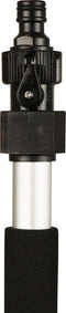 Protecton Wasborstel - Uitschuifbare steel 95-160cm - Afsluitbare watertoevoer - Geel Zilver Zwart