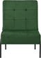 vidaXL - Relaxstoel - 65x79x87 - cm - fluweel - donkergroen