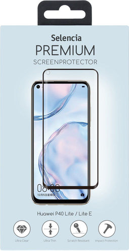 Selencia Screenprotector Geschikt voor Huawei P40 Lite Tempered Glass - Selencia Gehard Glas Premium Screenprotector