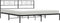 vidaXL - Bedframe - met - hoofdbord - metaal - zwart - 180x200 - cm