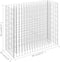vidaXL - Gabion - plantenbak - verhoogd - 90x30x90 - cm - gegalvaniseerd - staal