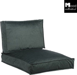 In The Mood Collection Royal Palletkussens - L60 x B80/40 x H12 cm - Velvet - Groen