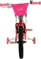 Volare Ashley - Kinderfiets - 16 inch - Handrem en zijwieltjes - Donkerroze