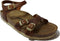 Birkenstock Kumba - Dames Sandalen - Gekruist bandje - Cognac - Maat 39