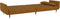 vidaXL - Slaapbank - 2-zits - met - 2 - kussens - fluweel - bruin