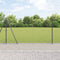 vidaXL - Hekpalen - met - Basisplaten - 7 - stuks - Ø32mm - 78,5cm - Gegalvaniseerd - Staal