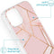 iMoshion Hoesje Geschikt voor iPhone 13 Mini Hoesje Siliconen - iMoshion Design hoesje - Roze / Meerkleurig / Goud / Pink Graphic
