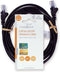 Nedis CAT5e Netwerkkabel - U/UTP - RJ45 Male - RJ45 Male - 2.00 m - Rond - PVC - Zwart - Label