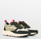 PS Poelman Carocel - Lage Sneakers - Imitatie Leren Suedè PU - Donker Groen Goud - Maat 41