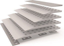 Secucare - Modulaire drempelhulp - Lichtgewicht en anti-slip - Crème bruin