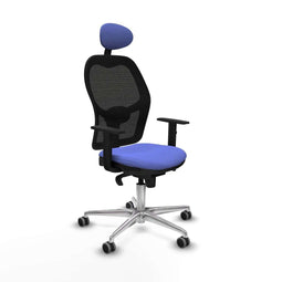 Piqueras y Crespo 1D086G1 - Bureaustoel - Hoogteverstelbaar - Licht Blauw