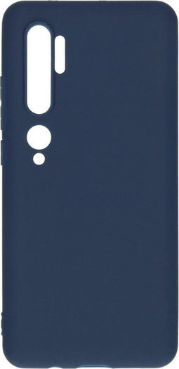 iMoshion Hoesje Geschikt voor Xiaomi Mi Note 10 Pro / Mi Note 10 Hoesje Siliconen - iMoshion Color Backcover - Donkerblauw