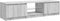 vidaXL - Tv-meubel - met - LED-verlichting - 140x40x35,5 - cm - grijs - sonoma - eiken