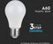 Dimbare E27 Standaard LED Lamp -Extra Warm Wit (2700K) -9 Watt, vervangt 60W Halogeen -V-Tac