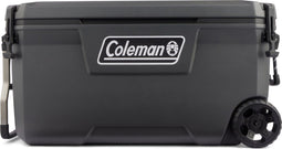 Coleman Convoy 100QT - Koelbox met wielen - 94 liter - Houdt ijs 5 dagen koud - Donkergrijs