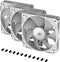 Corsair RS120 ARGB - 120mm PWM Fans - 3x tot 2100 RPM - Wit (3-pack)