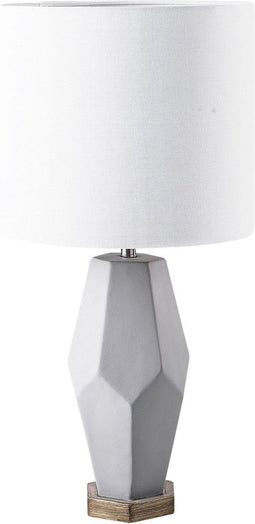 OXLEY - Tafellamp - Wit - Beton