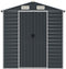 vidaXL - Tuinschuur - 191x300x198 - cm - gegalvaniseerd - staal - antracietkleurig