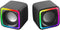 Mars Gaming MSCUBE - PC-luidsprekers 2.0 - 8W met Achtergrondverlichting - Zwart