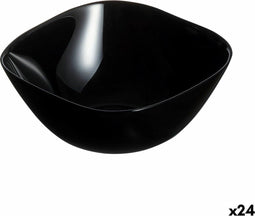 Kom Luminarc Multifunctioneel Zwart Glas (Ø 14 cm) (24 Stuks)