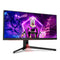 AOC Agon Pro AG344UXM - Gaming Monitor - WQHD IPS 170Hz 34 Inch - Zwart/Rood