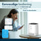 Vibrix PureFlow15 - Luchtreiniger - 6-in-1 met HEPA H13 Filter en Ionisator - Mat wit