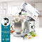 DOMO DO9231KR Keukenmachine - Keukenrobot - 1200W - 6L - Incl. blender - Wit/Zilver