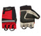 Able2 Rolstoelhandschoenen Rood – Maat XS – Halve Vingerhandschoenen met Grip en Pull-Off Lussen