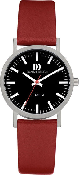DANISH DESIGN Rhine IV21Q199 - Polshorloge - Titanium band - Zwart