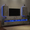 vidaXL - Tv-wandmeubels - met - LED - 2 - st - 30,5x35x70 - cm - betongrijs