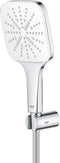 GROHE Rainshower SmartActive Cube 130 Badset - 3 straalsoorten - chroom/moon white