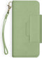 Selencia Hoesje Geschikt voor iPhone 11 Hoesje Met Pasjeshouder - Selencia Llyr 2-in-1 Uitneembare Slang Bookcase - Groen