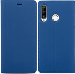 iMoshion Hoesje Geschikt voor Huawei P30 Lite Hoesje Met Pasjeshouder - iMoshion Slim Folio Bookcase - Donkerblauw