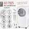Adler AD 7925 - Airco - 12.000 BTU - Wit/grijs