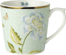 Laura Ashley Heritage Collectables Mini mok - Koffiemok - Theemok - Mint Uni - 22 cl.