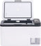 vidaXL - Koelbox - met - handvat - 25 - L - PP - & - PE - zwart - en - wit