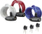 MasterLock 8127EURTRI - Kabelslot 1,8 m x 8 mm - Set van 3 - Kleur