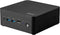 MSI Cubi NUC 1M-001EU - Mini-PC - Intel Core - 4 schermen - VESA-montage